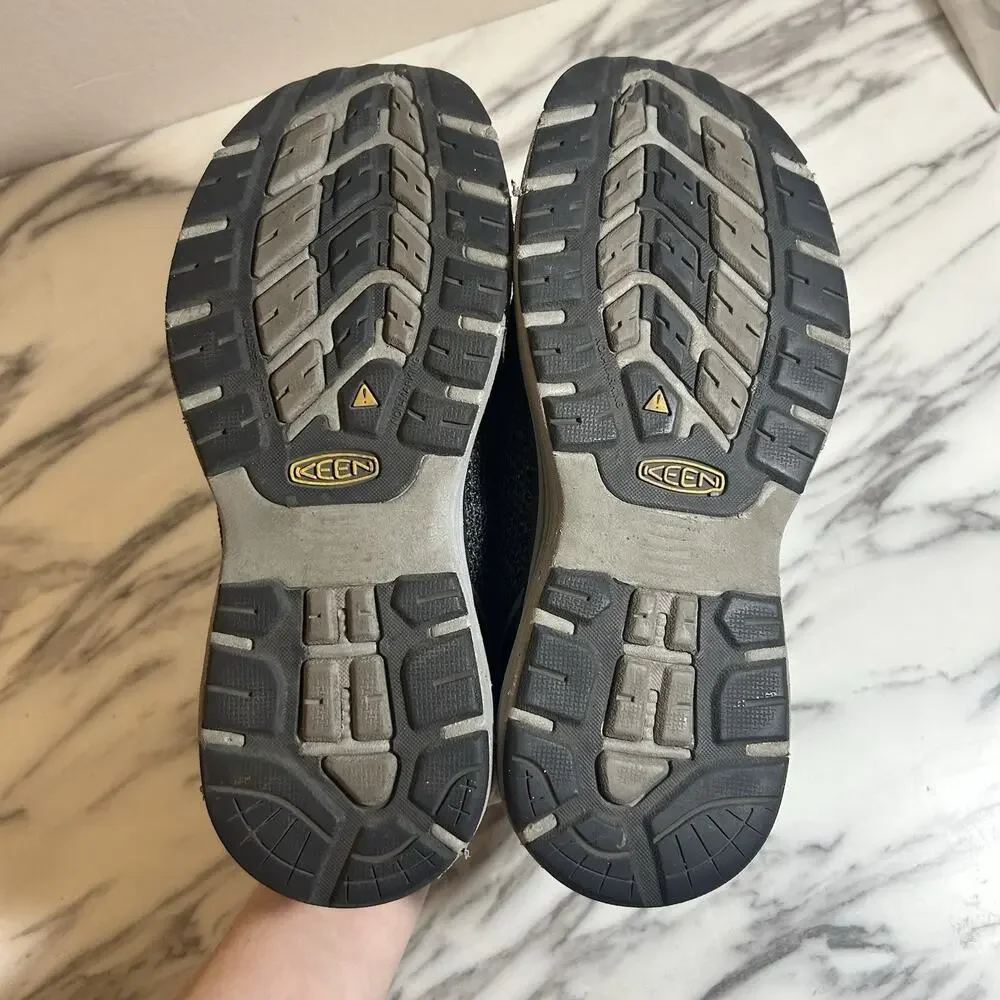 Keen Utility Women's Sparta II Steel Toe Work Shoes Sz 8 M Black Lace Up Outdoor